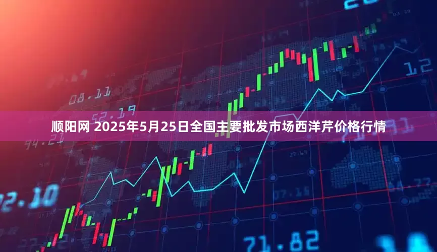 顺阳网 2025年5月25日全国主要批发市场西洋芹价格行情