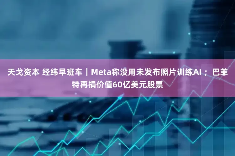 天戈资本 经纬早班车｜Meta称没用未发布照片训练AI ；巴菲特再捐价值60亿美元股票